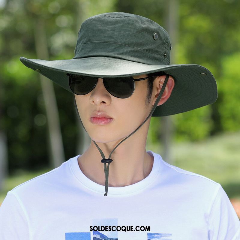 Casquette Chapeau Homme Chapeau De Pêcheur Chapeau De Soleil Ombre Camouflage Été Pas Cher