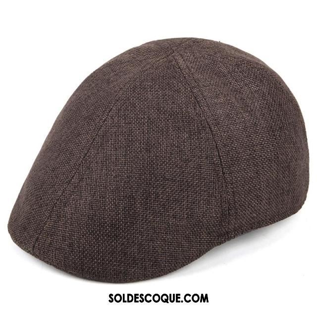 Casquette Chapeau Homme De Plein Air Milieu Bien Gris Loisir Soldes