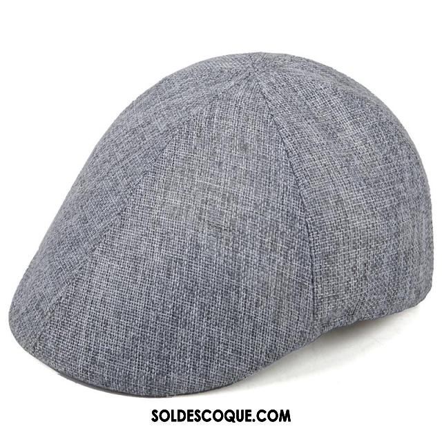 Casquette Chapeau Homme De Plein Air Milieu Bien Gris Loisir Soldes