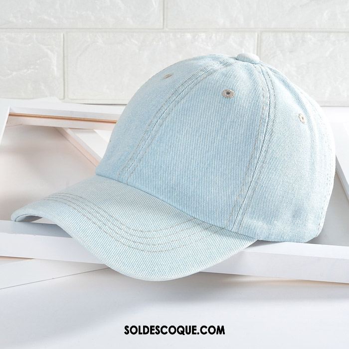 Casquette Chapeau Homme Denim Printemps Crème Solaire Ombre Noir Pas Cher