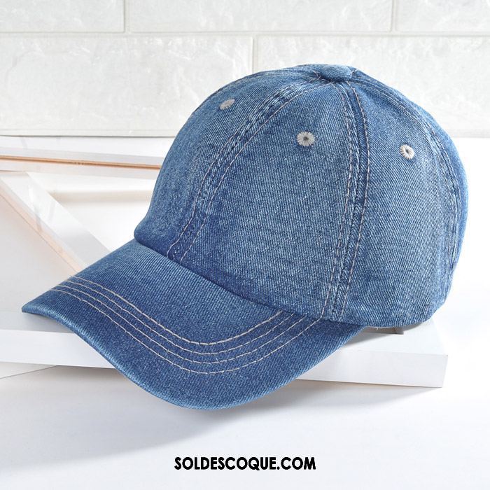 Casquette Chapeau Homme Denim Printemps Crème Solaire Ombre Noir Pas Cher