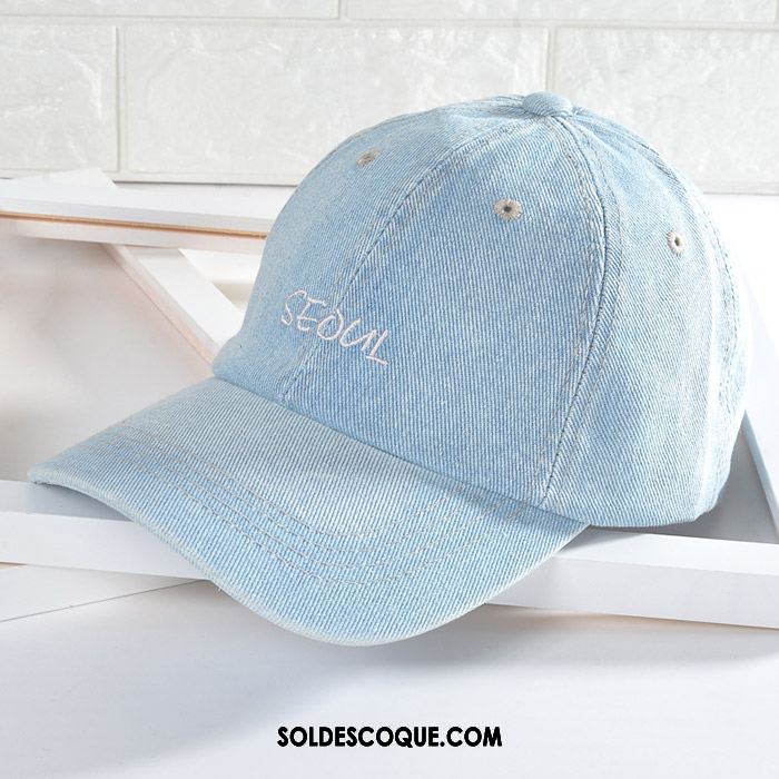 Casquette Chapeau Homme Denim Printemps Crème Solaire Ombre Noir Pas Cher