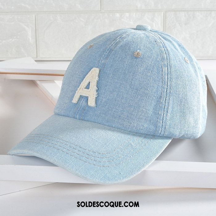 Casquette Chapeau Homme Denim Printemps Crème Solaire Ombre Noir Pas Cher