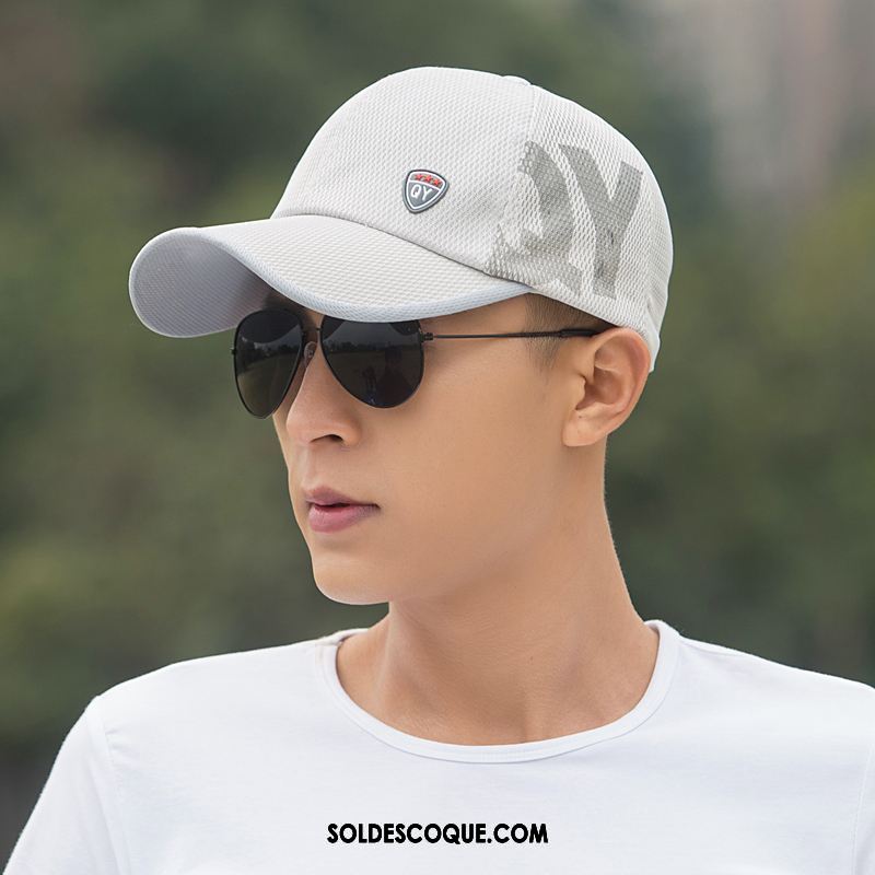 Casquette Chapeau Homme Engrener Respirant Chapeau De Soleil Tendance Crème Solaire Pas Cher