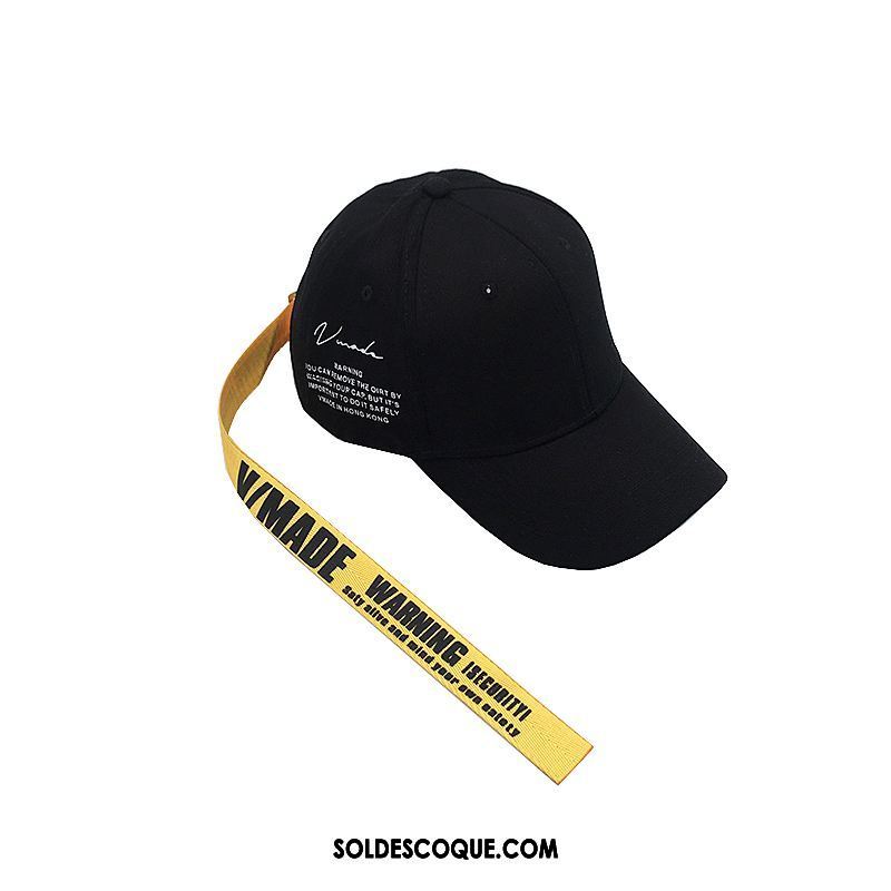 Casquette Chapeau Homme Femme Jaune Les Adolescents All-match Chapeau Pas Cher