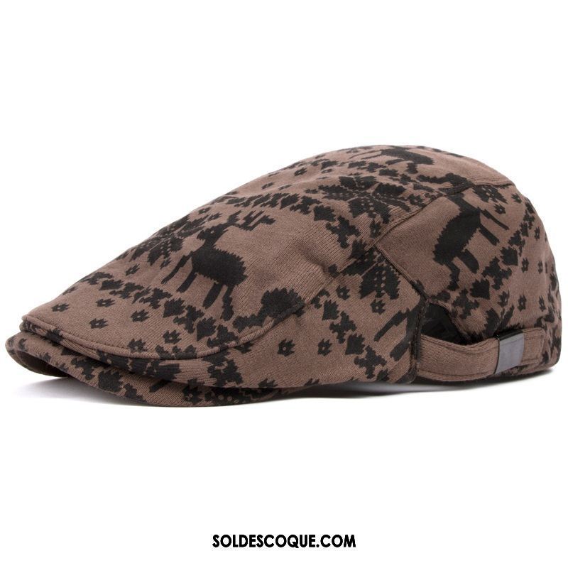 Casquette Chapeau Homme Fleur Art Milieu Nation Noir Pas Cher