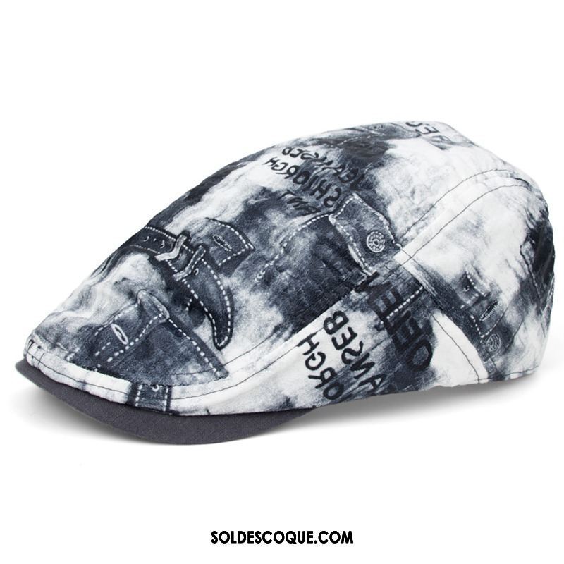 Casquette Chapeau Homme Fleur Art Milieu Nation Noir Pas Cher