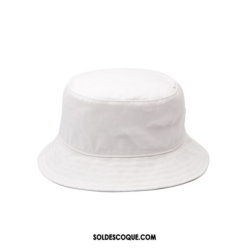 Casquette Chapeau Homme Mode Blanc Chapeau De Pêcheur All-match Été Pas Cher