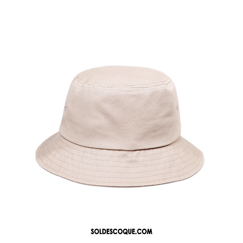 Casquette Chapeau Homme Mode Blanc Chapeau De Pêcheur All-match Été Pas Cher