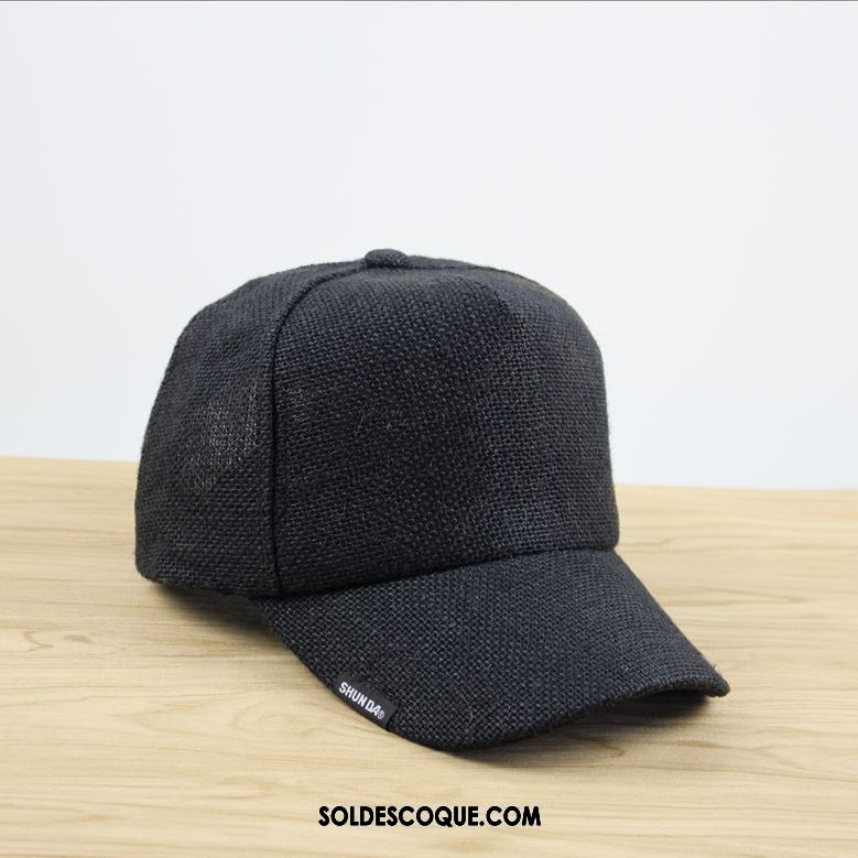 Casquette Chapeau Homme Noir Chapeau Printemps Base-ball Été Soldes