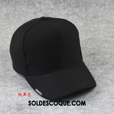 Casquette Chapeau Homme Noir Chapeau Printemps Base-ball Été Soldes