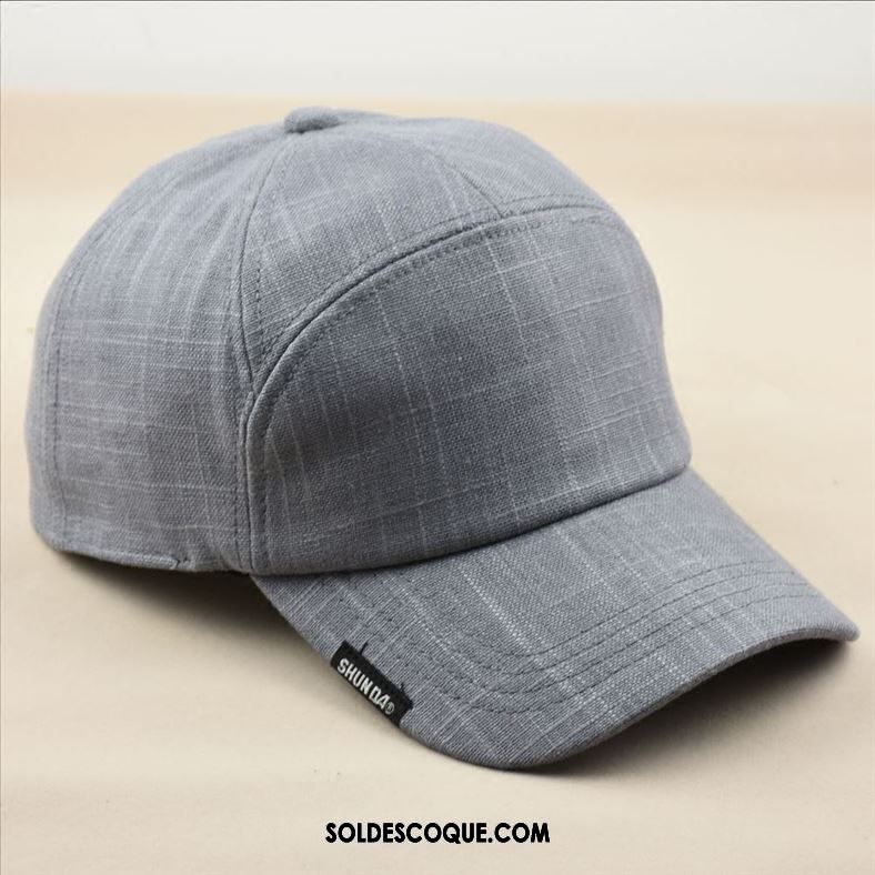 Casquette Chapeau Homme Noir Chapeau Printemps Base-ball Été Soldes