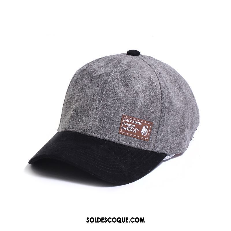 Casquette Chapeau Homme Noir Face De Réparation Lettre All-match Modèles Féminins Soldes