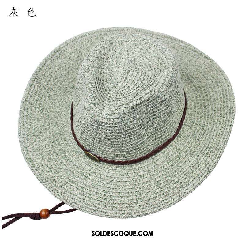 Casquette Chapeau Homme Ombre Respirant De Plein Air Gros Denim Pas Cher