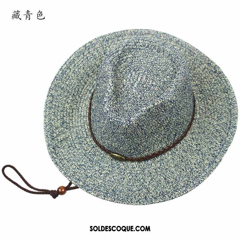 Casquette Chapeau Homme Ombre Respirant De Plein Air Gros Denim Pas Cher