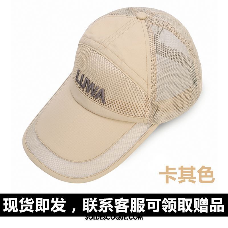 Casquette Chapeau Homme Pêche Noir Été Ombre Crème Solaire En Ligne