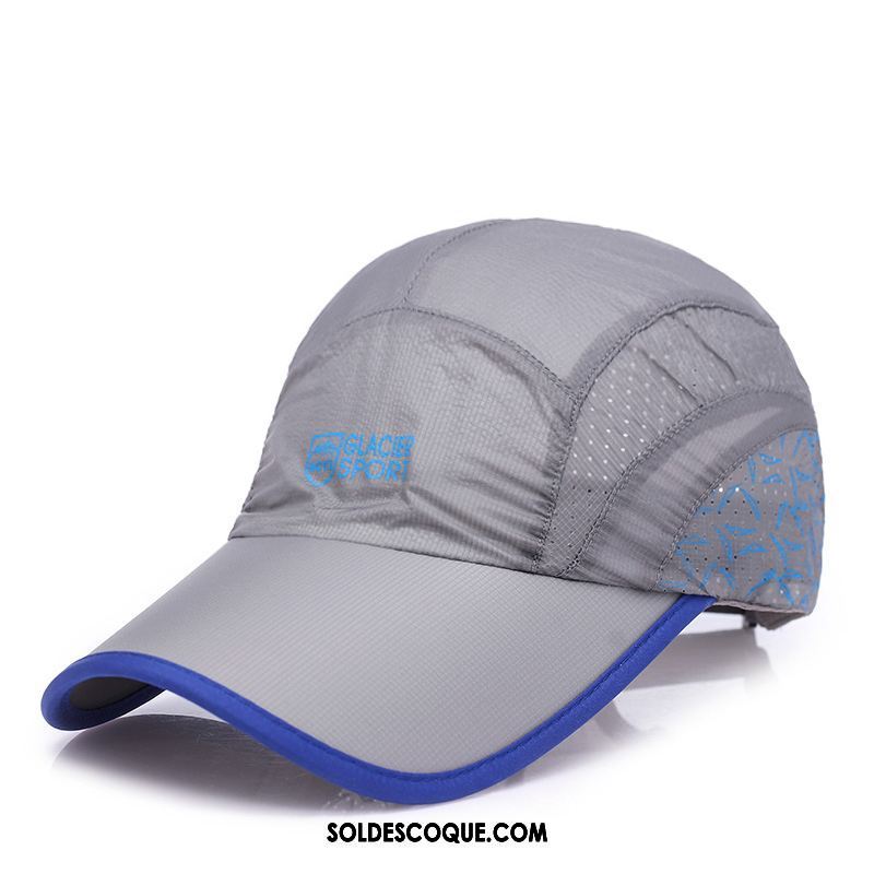 Casquette Chapeau Homme Respirant Chapeau Femme De Plein Air Bleu Pas Cher