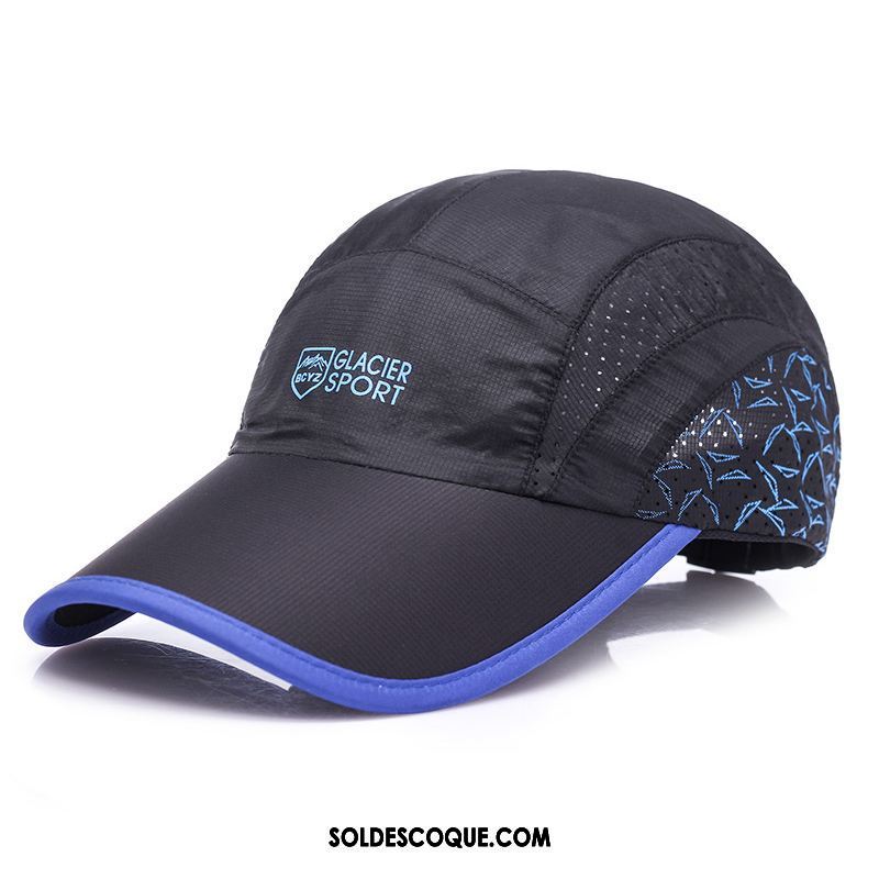 Casquette Chapeau Homme Respirant Chapeau Femme De Plein Air Bleu Pas Cher