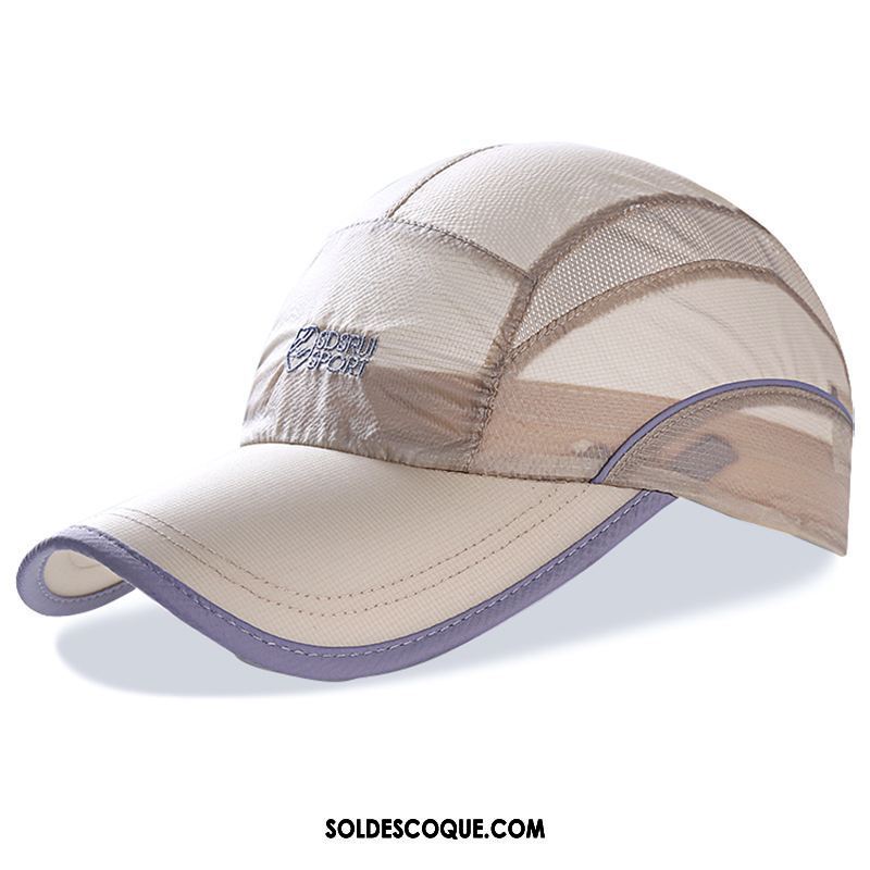 Casquette Chapeau Homme Respirant Chapeau Femme De Plein Air Bleu Pas Cher