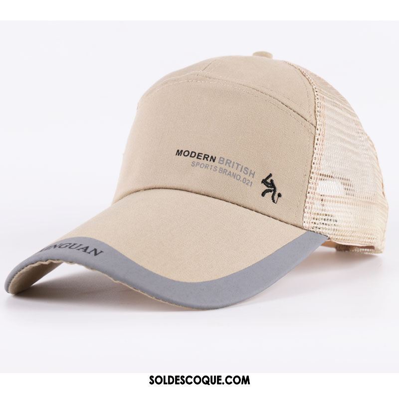 Casquette Chapeau Homme Âge Moyen De Plein Air Respirant Crème Solaire Sport Soldes