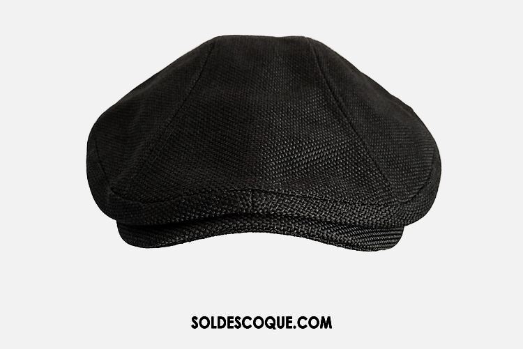 Casquette Chapeau Homme Été Respirant Ombre Lin Casquette Pas Cher