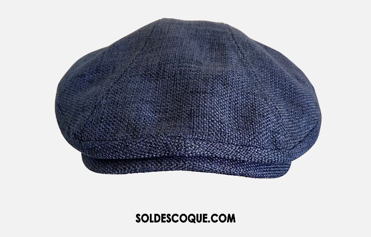 Casquette Chapeau Homme Été Respirant Ombre Lin Casquette Pas Cher