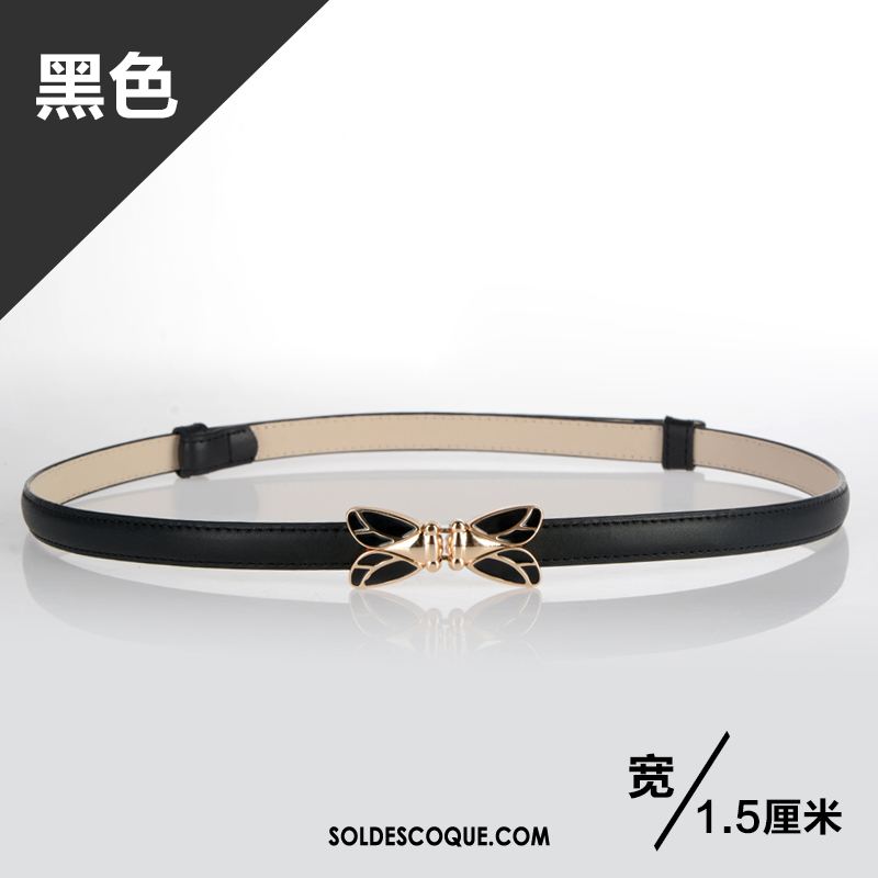 Ceinture Femme All-match Petit Simple Décoration Mode Pas Cher