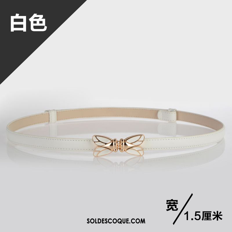 Ceinture Femme All-match Petit Simple Décoration Mode Pas Cher