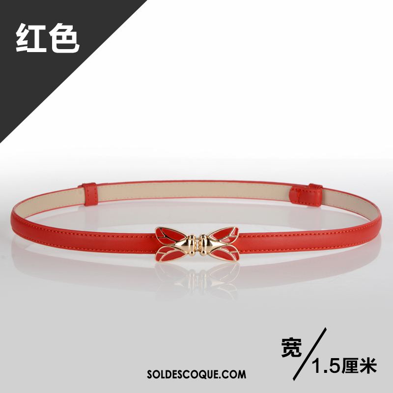 Ceinture Femme All-match Petit Simple Décoration Mode Pas Cher