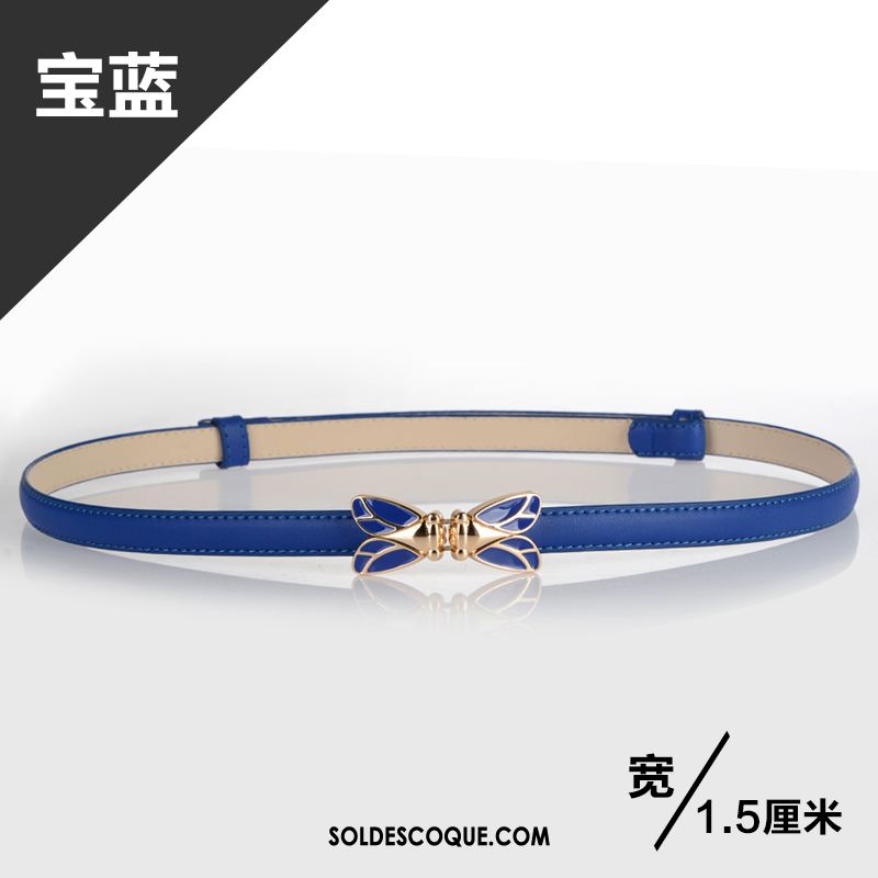 Ceinture Femme All-match Petit Simple Décoration Mode Pas Cher