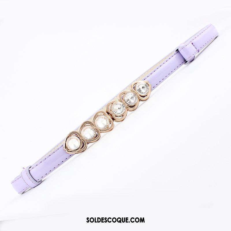 Ceinture Femme Bonbons Le Nouveau Bleu Diamant Poudre En Ligne