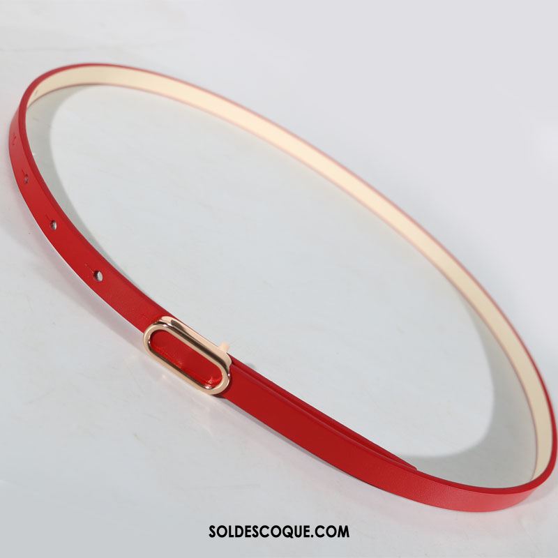 Ceinture Femme Couche De Tête Rose Le Nouveau Chemise Rouge Soldes