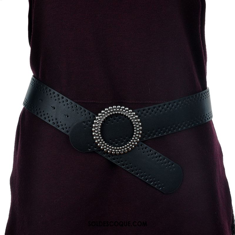 Ceinture Femme Creux Chandail All-match Simple Décoration Pas Cher