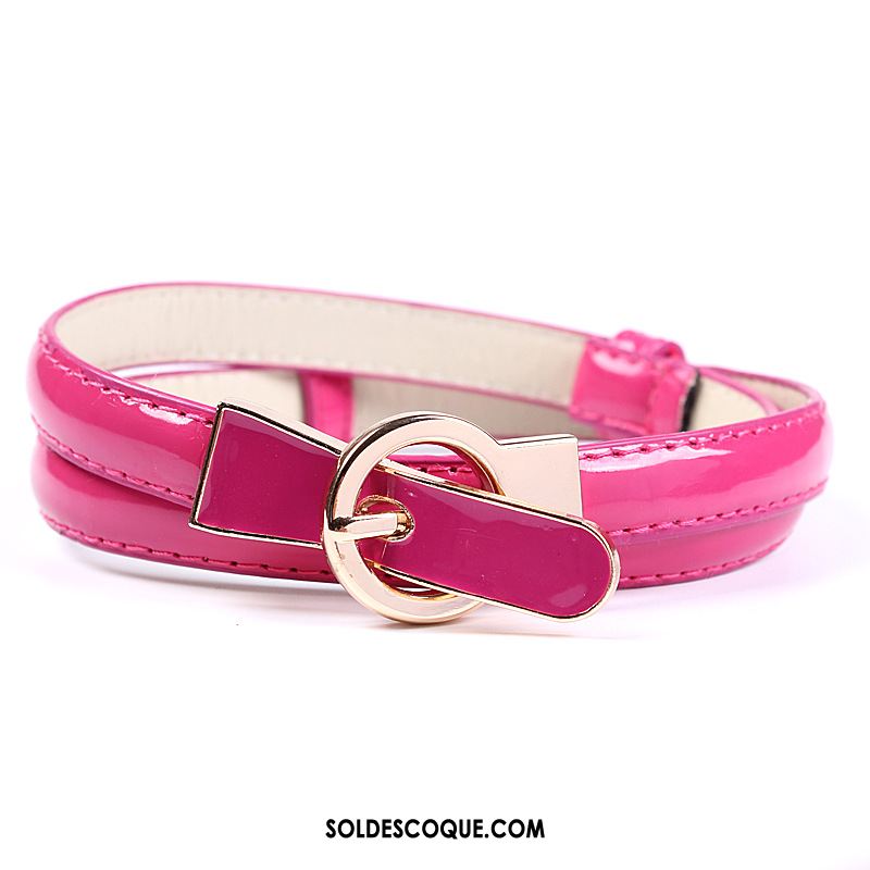 Ceinture Femme Cuir Verni Jaune Vert Rouge Le Nouveau En Vente