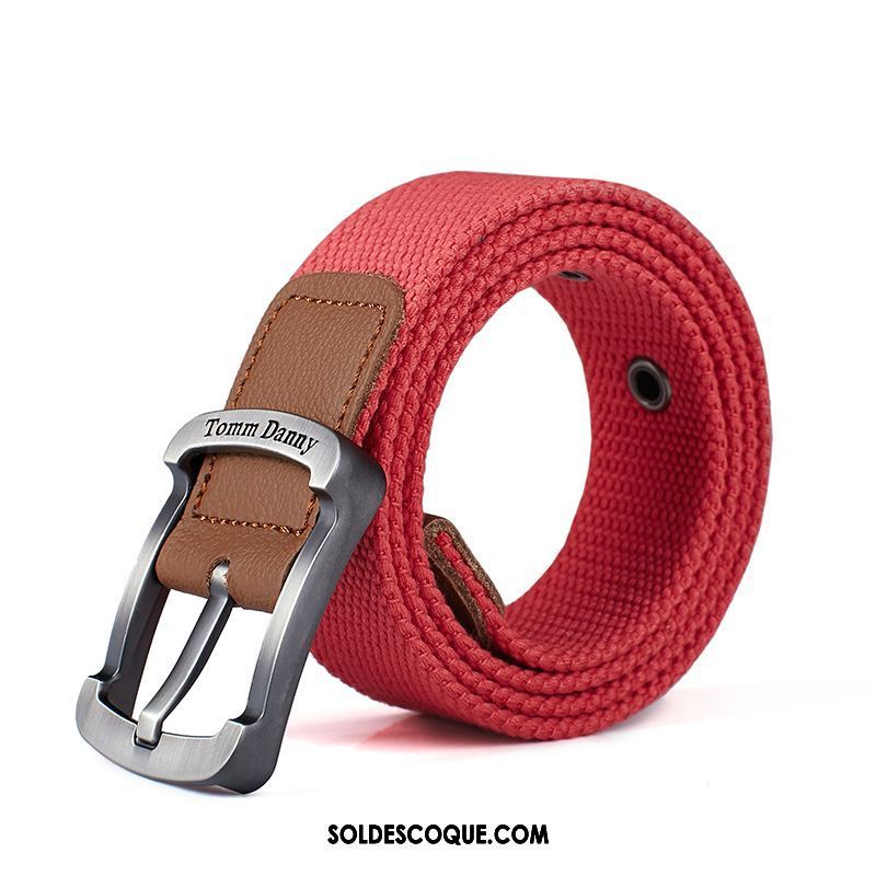 Ceinture Femme Jeunesse De Plein Air Toile Étudiant Boucle Pas Cher