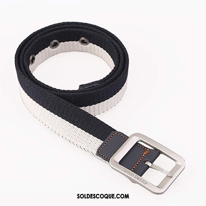 Ceinture Femme Jeunesse De Plein Air Toile Étudiant Boucle Pas Cher