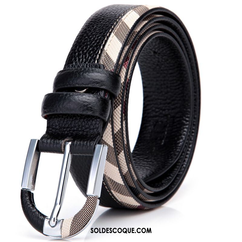 Ceinture Femme Jeunesse Loisir Boucle Cuir De Vache Couche De Tête Soldes