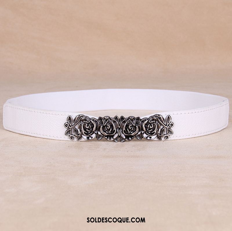 Ceinture Femme Le Nouveau All-match Élastique Décoration Simple France