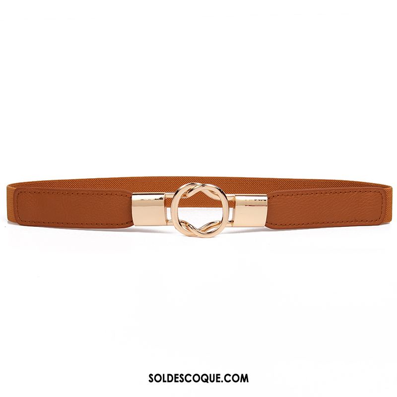 Ceinture Femme Le Nouveau All-match Élastique Décoration Simple France