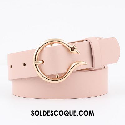 Ceinture Femme Le Nouveau Violet Jeans All-match Rouge En Ligne