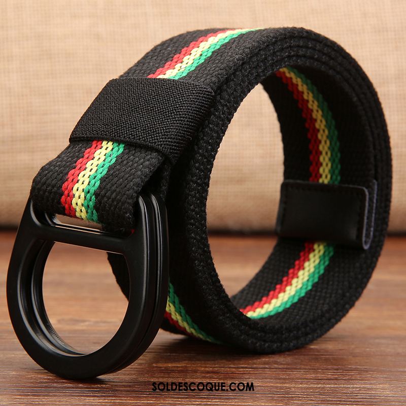 Ceinture Femme Les Adolescents Étudiant Toile Homme Mode Pas Cher