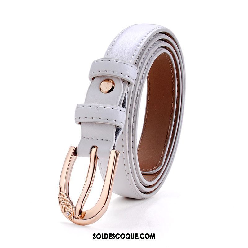 Ceinture Femme Loisir Mode Jeans All-match Simple Pas Cher