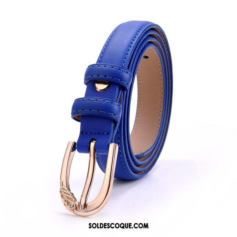 Ceinture Femme Loisir Mode Jeans All-match Simple Pas Cher