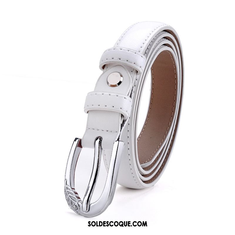 Ceinture Femme Loisir Mode Jeans All-match Simple Pas Cher