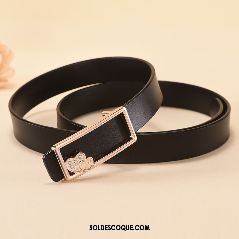 Ceinture Femme Loisir Pure Lisse Carrière Vêtements De Cérémonie Pas Cher