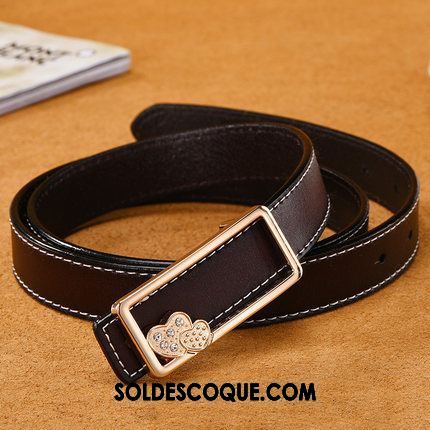 Ceinture Femme Loisir Pure Lisse Carrière Vêtements De Cérémonie Pas Cher