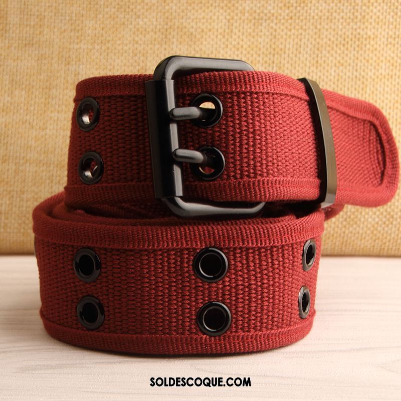 Ceinture Femme Loisir Toile Étudiant Amoureux Homme Soldes