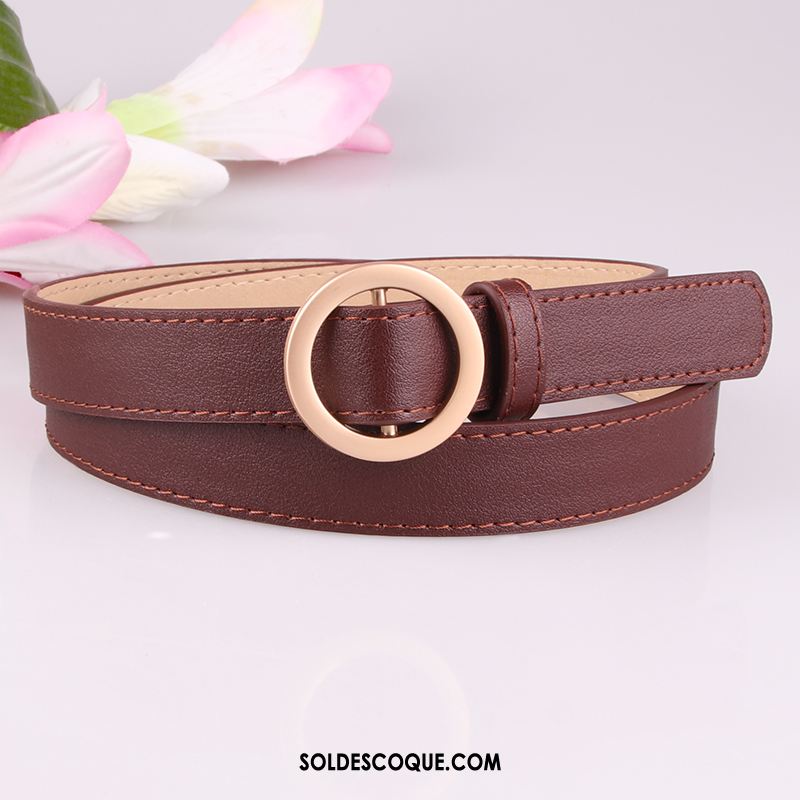 Ceinture Femme Mode Bien Simple Noir Étudiant En Ligne