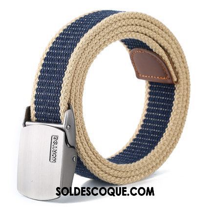 Ceinture Femme Mode Lisse Rouge Toile Homme En Vente