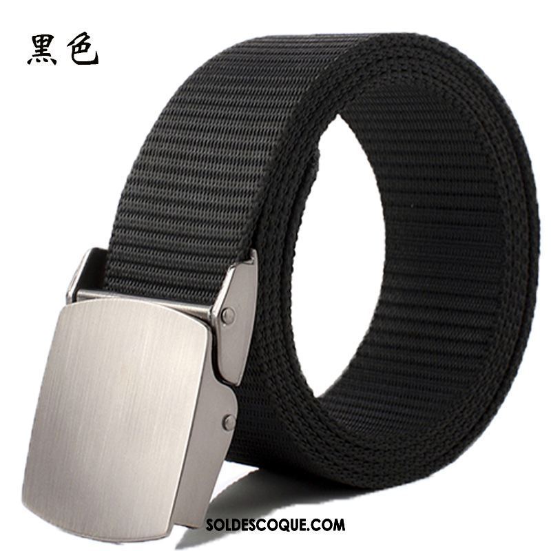 Ceinture Femme Mode Lisse Rouge Toile Homme En Vente